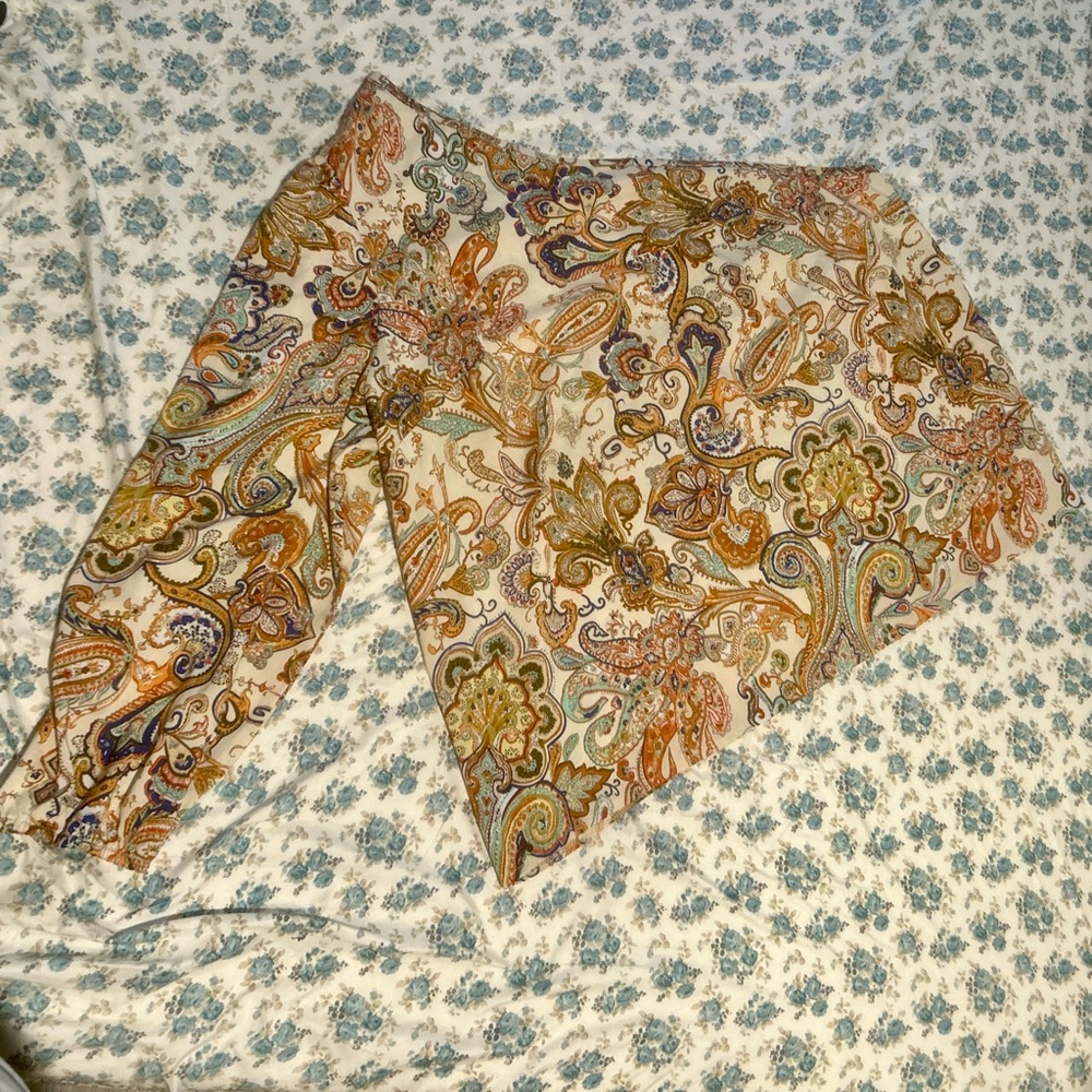 Paisley Print one shoulder Top